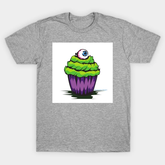 Eyeball Cupcake T-Shirt by Shanimation